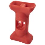 Juguete Portagolosina para Perro Treat Holder de 4.5 Plg Color Rojo