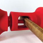Juguete Portagolosina para Perro Treat Holder de 4.5 Plg Color Rojo