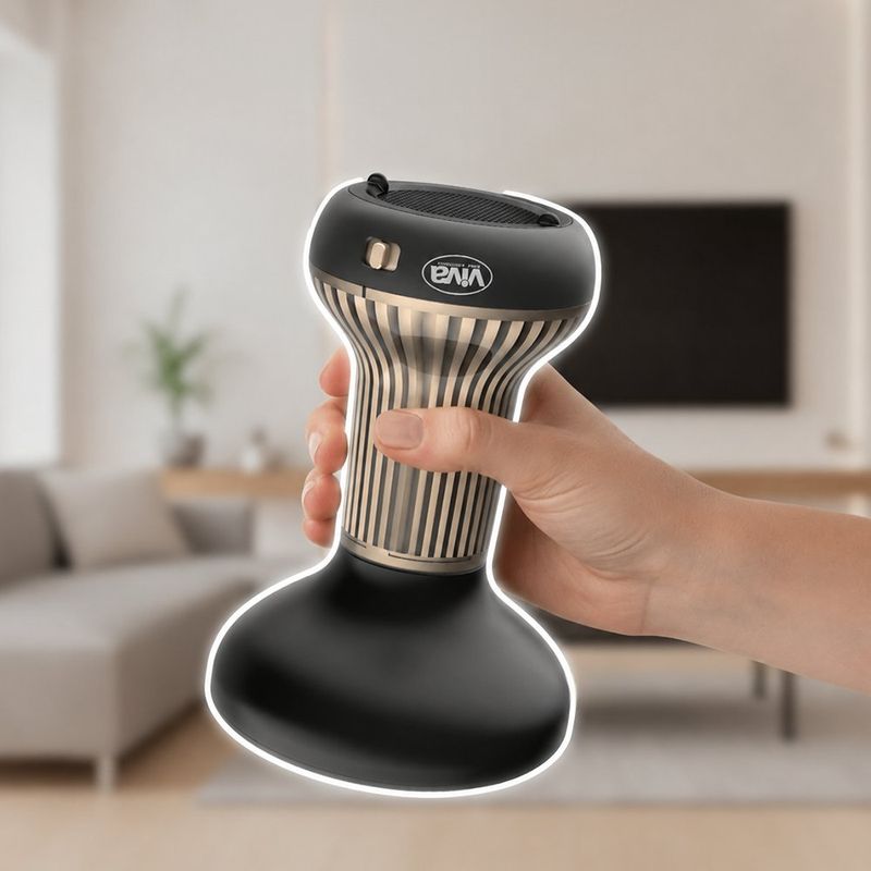 Secadora de Cabello 700 W con Difusor y 2 Velocidades para Rizos Negra