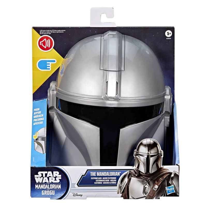 Máscara The Mandalorian con Frases y Efectos de Sonido