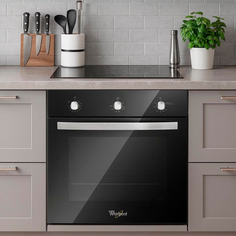 Horno Empotrable A Gas 24 Plg Negro