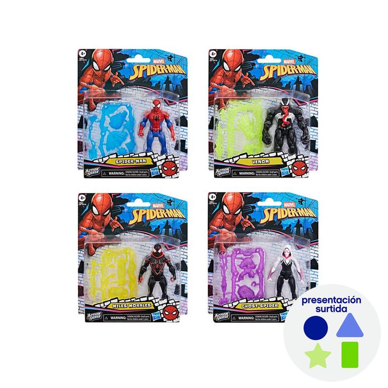 Figura de Acción Spider-Man Action Verse de 18.3 Cm - Diseños Surtidos