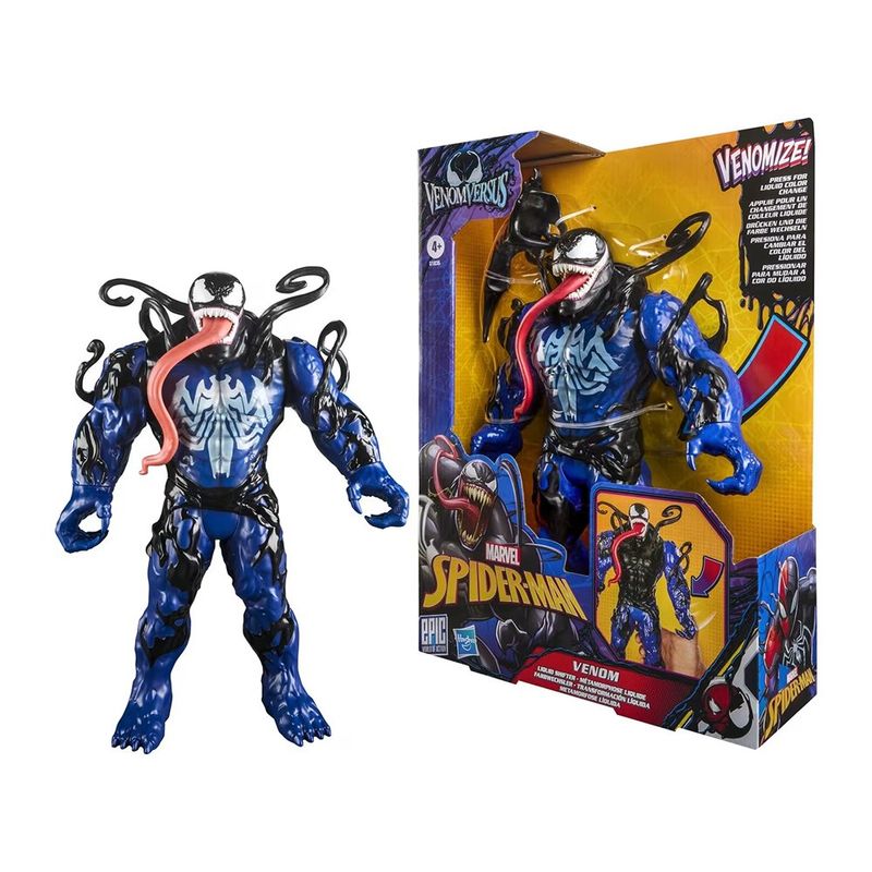 Figura de Acción Venom Simbionte Transformable de 27 cm