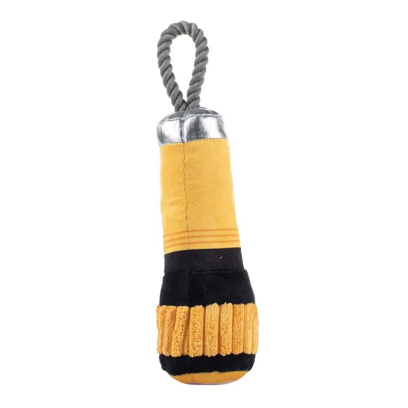 Peluche para Perro Diseño Linterna con Sonido y Cuerda Amarillo