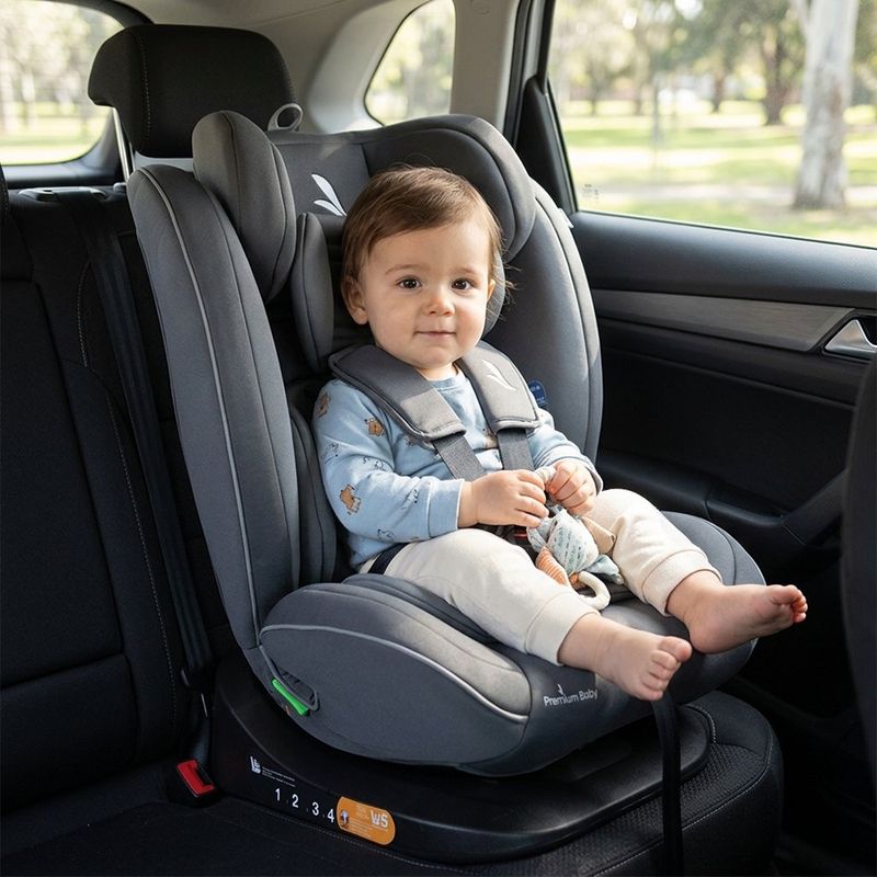 Silla de Carro Orbit Negro Multietapa 0 a 3 con Protección Lateral Negro