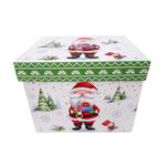 Taza Navideña de Porcelana con Caja de Regalo Santa Claus 24 oz
