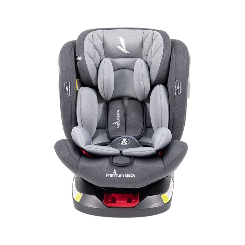 Silla de Carro Twist 2.0 Gris Giratoria 360° con Isofix y Arnés 5 Puntos Gris