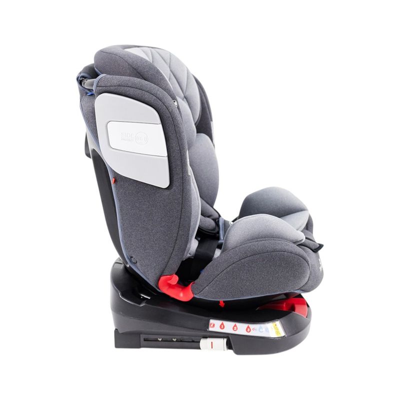 Silla de Carro Twist 2.0 Gris Giratoria 360° con Isofix y Arnés 5 Puntos Gris