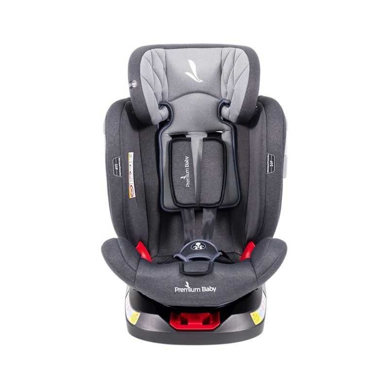 Silla de Carro Twist 2.0 Gris Giratoria 360° con Isofix y Arnés 5 Puntos Gris