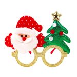 Taza Navideña de Cerámica con Lentes Decorativos Santa Claus 12 oz