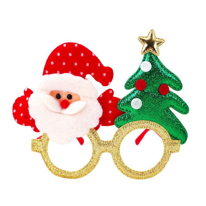 Taza Navideña de Cerámica con Lentes Decorativos Santa Claus 12 oz
