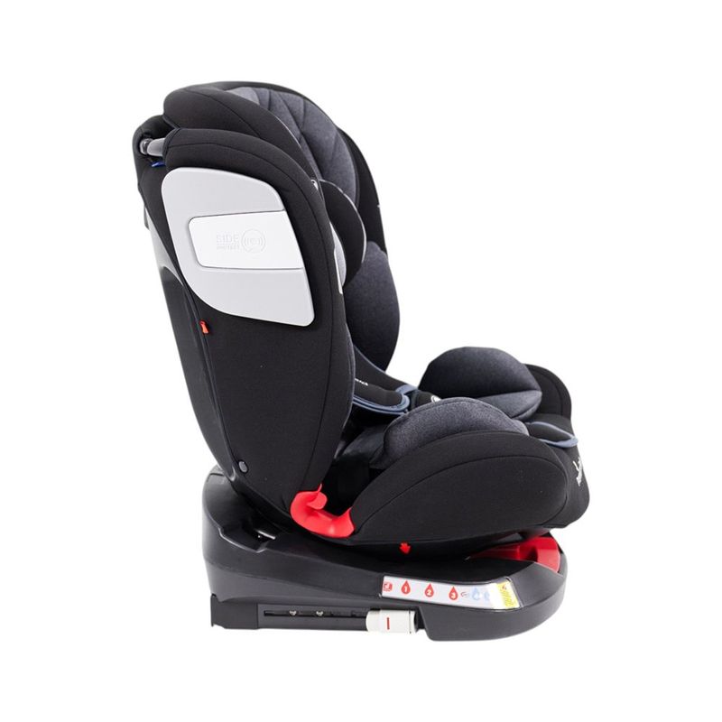 Silla de Carro Twist 2.0 Negro Giratoria 360° con Isofix y Arnés 5 Puntos Negro