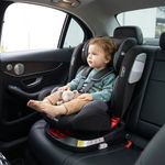 Silla de Carro Twist 2.0 Negro Giratoria 360° con Isofix y Arnés 5 Puntos Negro