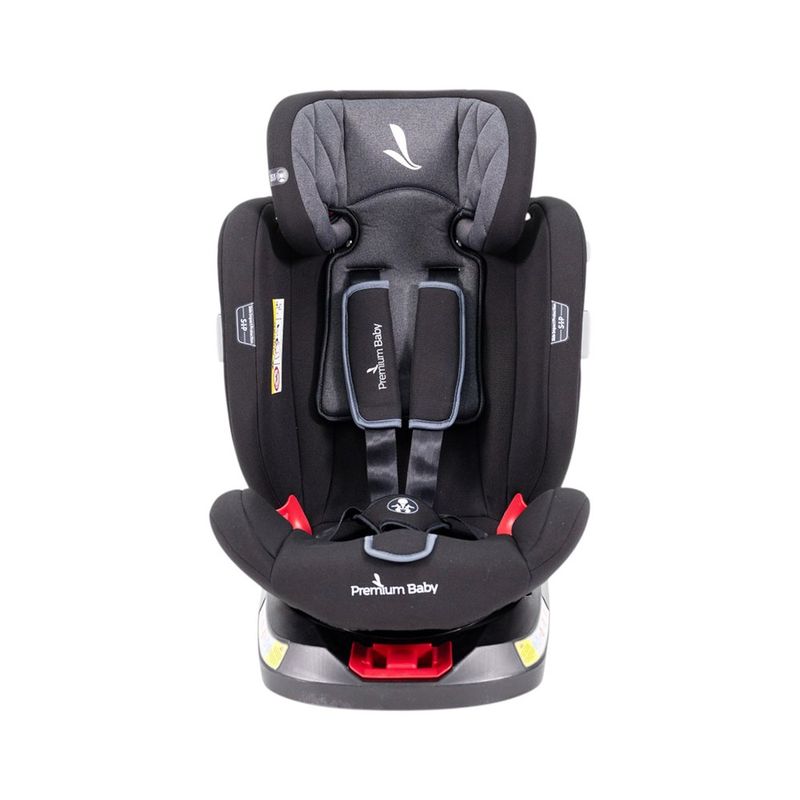 Silla de Carro Twist 2.0 Negro Giratoria 360° con Isofix y Arnés 5 Puntos Negro