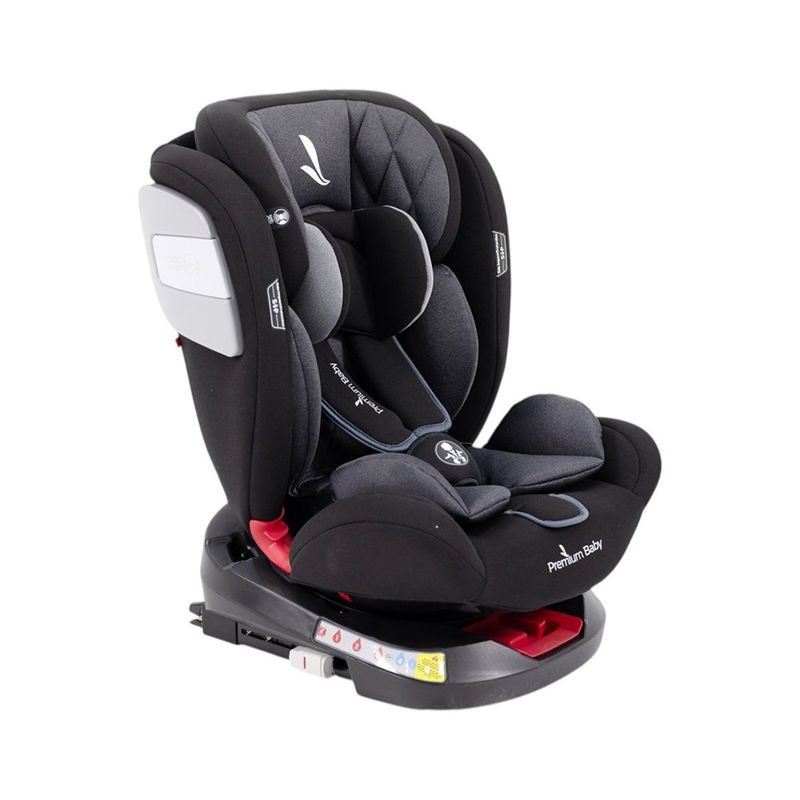 Silla de Carro Twist 2.0 Negro Giratoria 360° con Isofix y Arnés 5 Puntos Negro