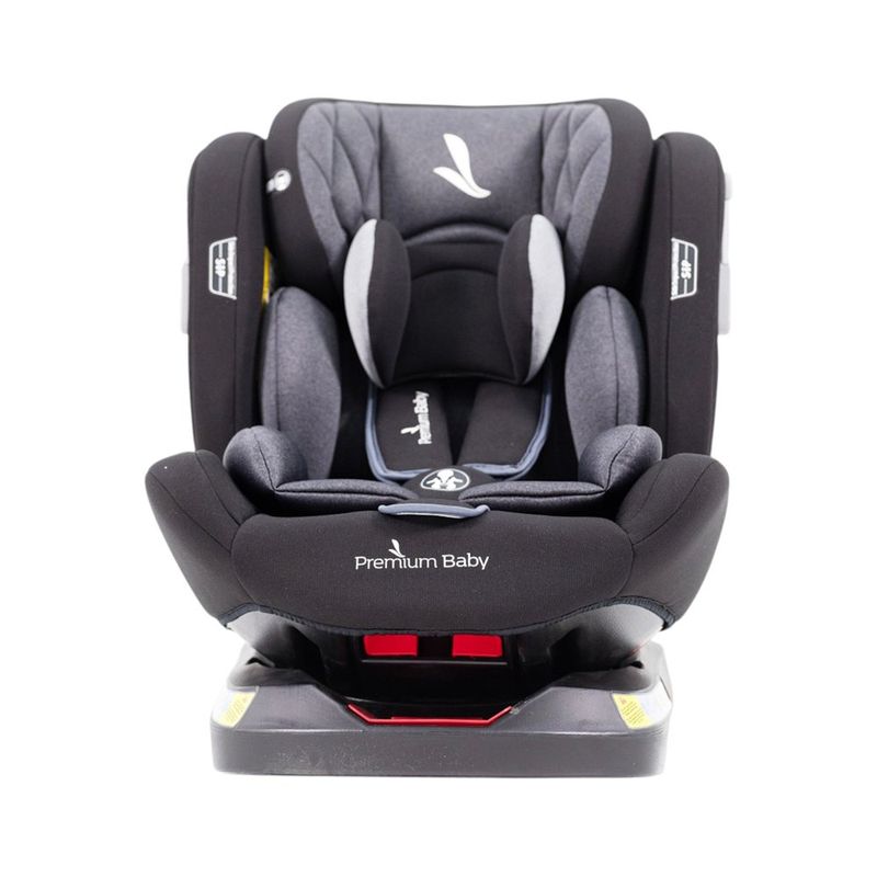 Silla de Carro Twist 2.0 Negro Giratoria 360° con Isofix y Arnés 5 Puntos Negro