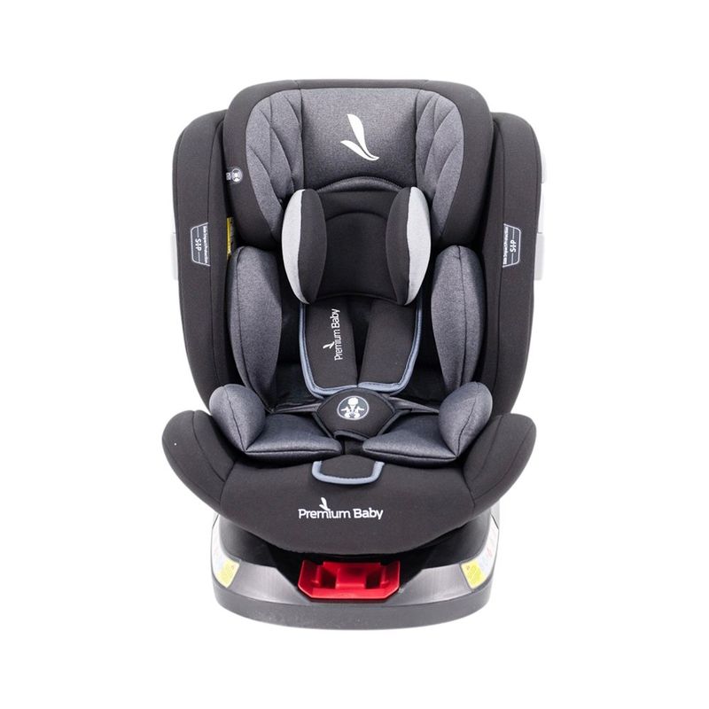 Silla de Carro Twist 2.0 Negro Giratoria 360° con Isofix y Arnés 5 Puntos Negro