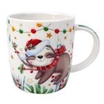 Taza Navideña de Cerámica con Peluche Oso 12 oz