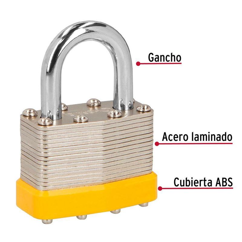 Candado de Acero Laminado 45 mm