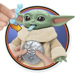 Figura Interactiva de Grogu con Accesorios de Comida de 16.5 Cm
