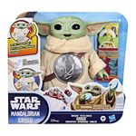 Figura Interactiva de Grogu con Accesorios de Comida de 16.5 Cm