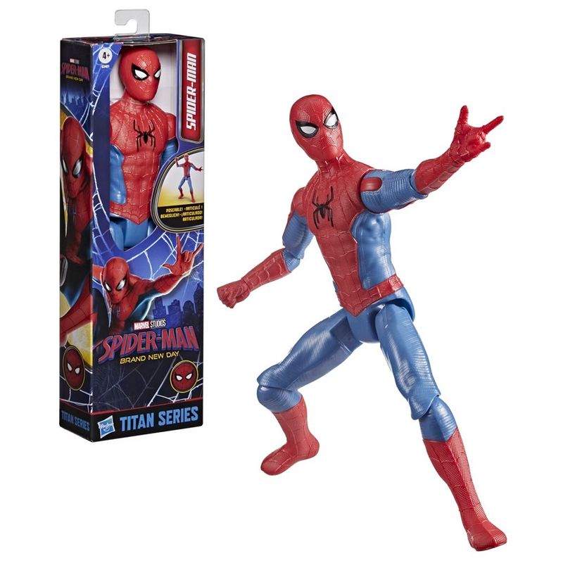 Figura de Acción Spider-Man Titan Series Articulada de 30 cm