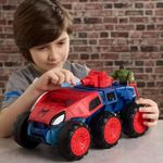 Vehículo de Spider-Man Super Chompin Tank 2 en 1 con Lanzador