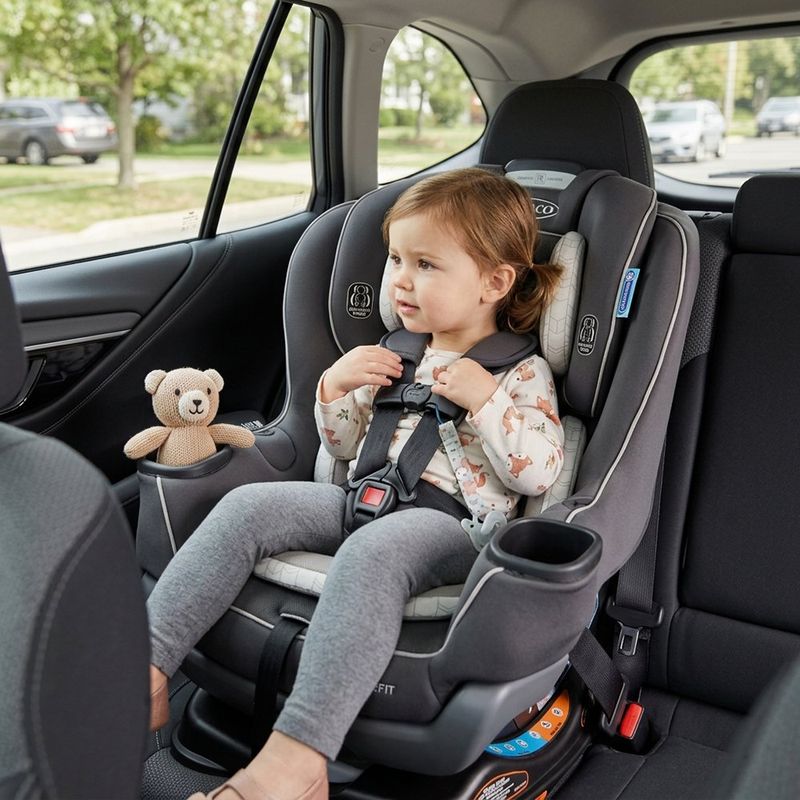 Silla de Carro Extend2Fit Convertible con Panel Extensible Color Negro