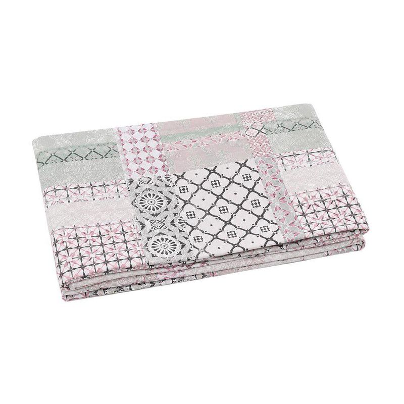 Mantel Rectangular con Diseño de Cuadros de 140 x 100 Cm