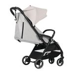 Carruaje de Paseo Compacto con Arnés 5 Puntos de 42 x 67 x 104 cm Gris