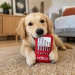 Peluche para Perro Diseño Estuche de Brocas con Sonido Color Rojo