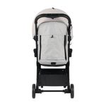 Carruaje de Paseo Compacto con Arnés 5 Puntos de 42 x 67 x 104 cm Gris
