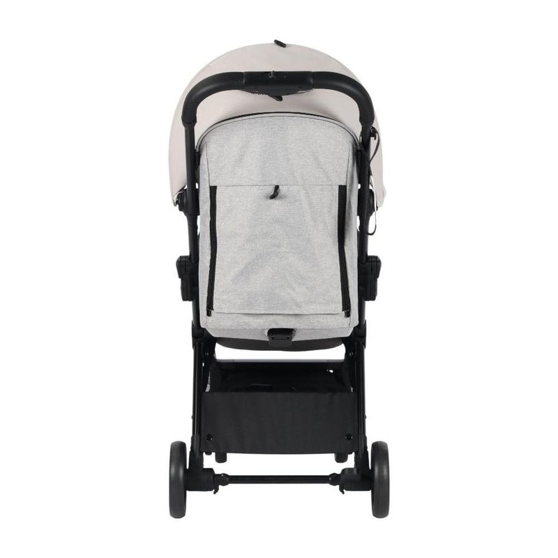 Carruaje de Paseo Compacto con Arnés 5 Puntos de 42 x 67 x 104 cm Gris