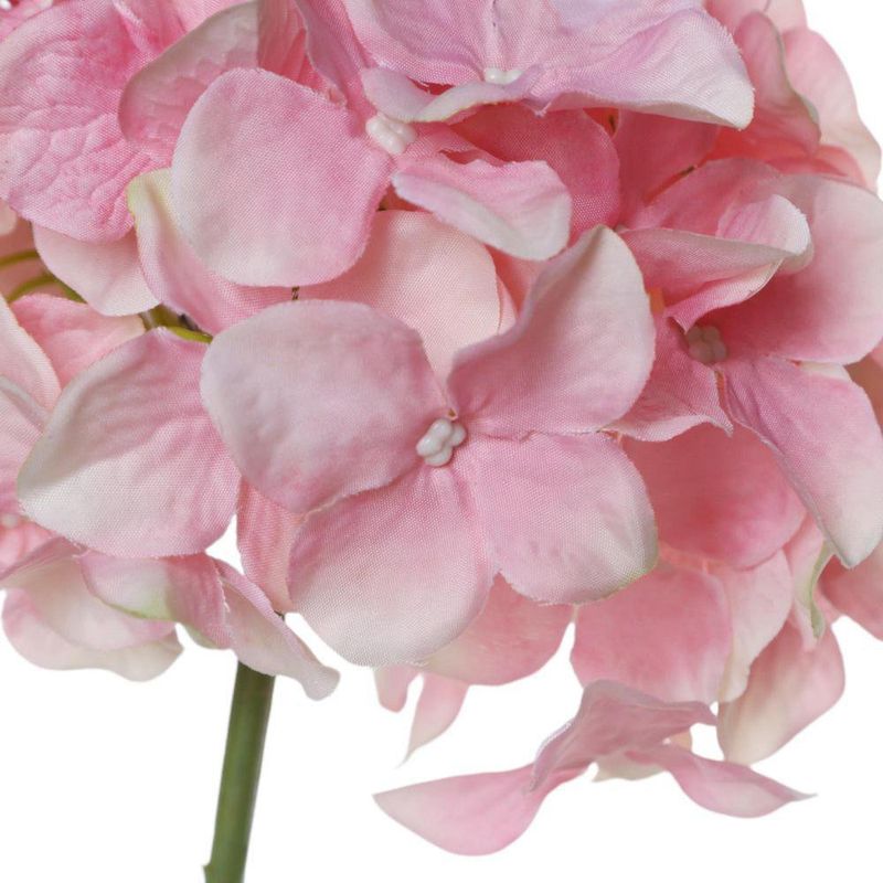 Flor Hortensia Artificial Color Rosado