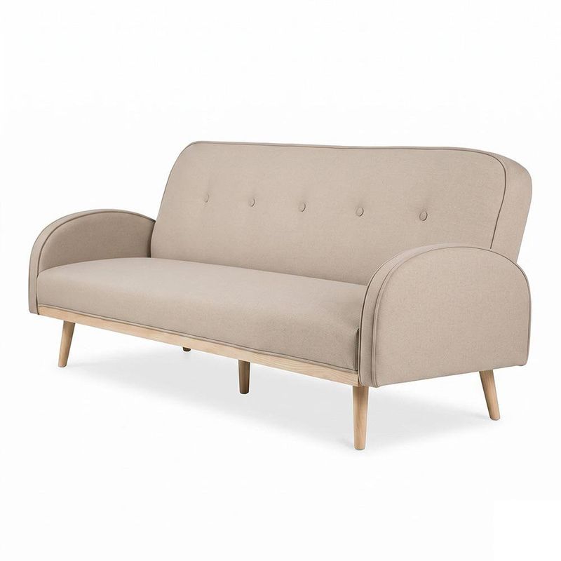 Sofá Cama Elyo 201 x 79 x 82 cm Color Beige