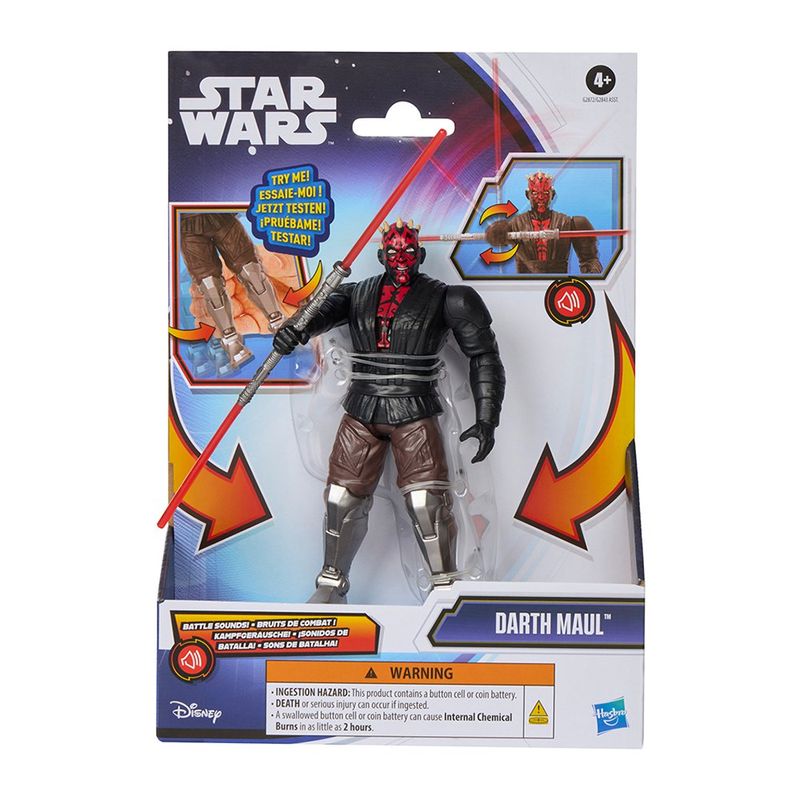 Figura de Acción Star Wars con Sonidos y Accesorios de 15 Cm - Diseños Surtida