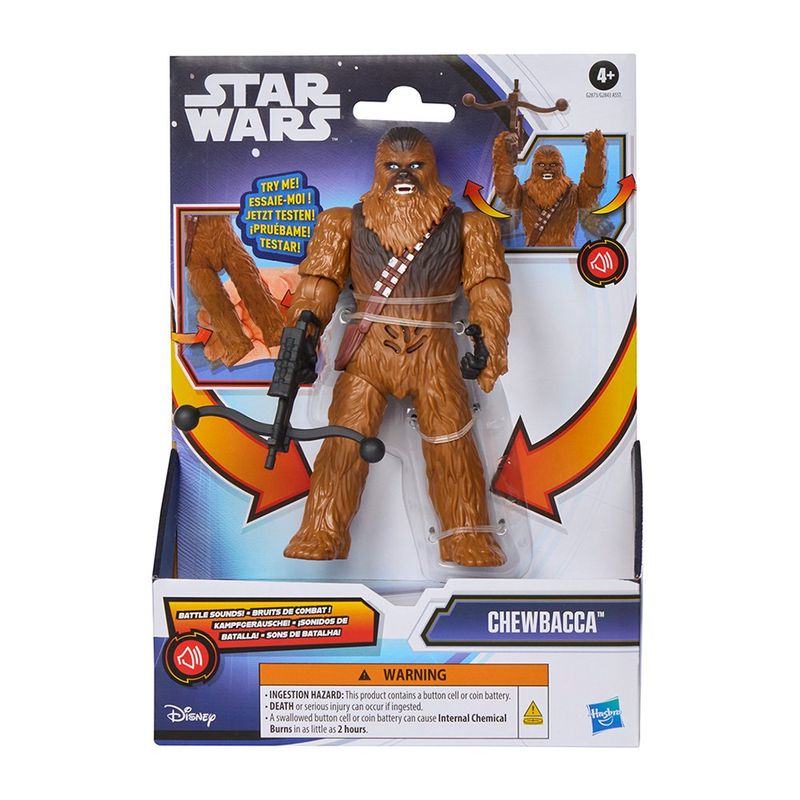 Figura de Acción Star Wars con Sonidos y Accesorios de 15 Cm - Diseños Surtida