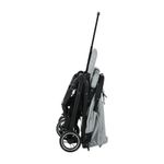 Carruaje de Paseo Reclinable con Capota y Canasta de 41 x 62 x 96 cm Gris