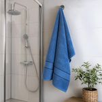 Toalla de Baño Azul de 68 X 132 Cm