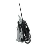 Carruaje de Paseo Reclinable con Capota y Canasta de 41 x 62 x 96 cm Gris