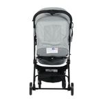 Carruaje de Paseo Reclinable con Capota y Canasta de 41 x 62 x 96 cm Gris