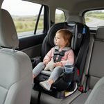 Silla de Carro TriRide 3 en 1 con Arnés y 10 Posiciones Negro y Gris