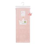 Frazada Infantil con Diseño de Princesa en Relieve de 101 X 127 cm Color Rosado