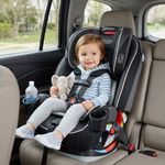 Silla de Carro SlimFit 3 en 1 con Arnés de 5 Puntos Color Negro