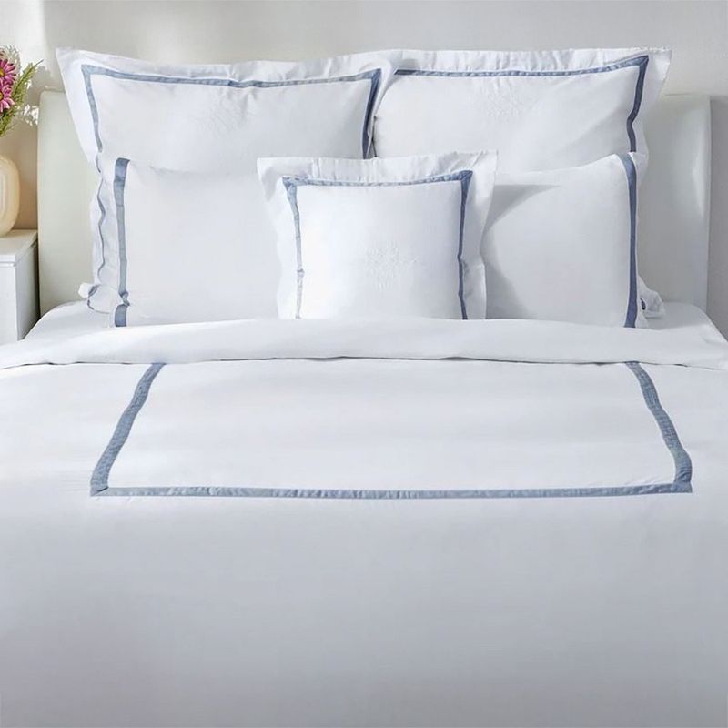 Funda para Cojín Regency Blanca de 31 x 41 Cm