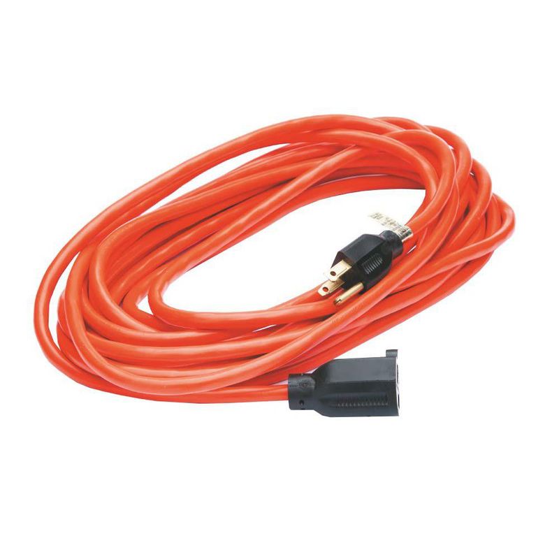 Extensión Eléctrica Profesional Calibre 16 de 7.5 Metros Color Naranja