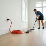 Extensión Eléctrica Profesional Calibre 16 de 7.5 Metros Color Naranja