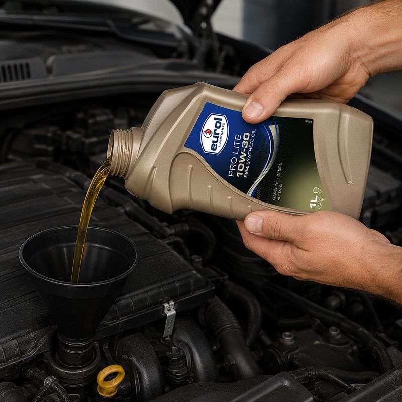 Aceite de Motor Semi Sintético 10W-30 Pro Lite Eurol de 1 Litro