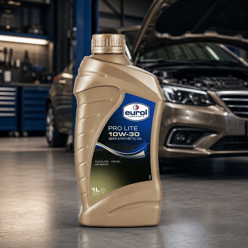 Aceite de Motor Semi Sintético 10W-30 Pro Lite Eurol de 1 Litro
