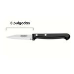 Cuchillo para Legumbres Ultracorte de 3 plg Color Negro